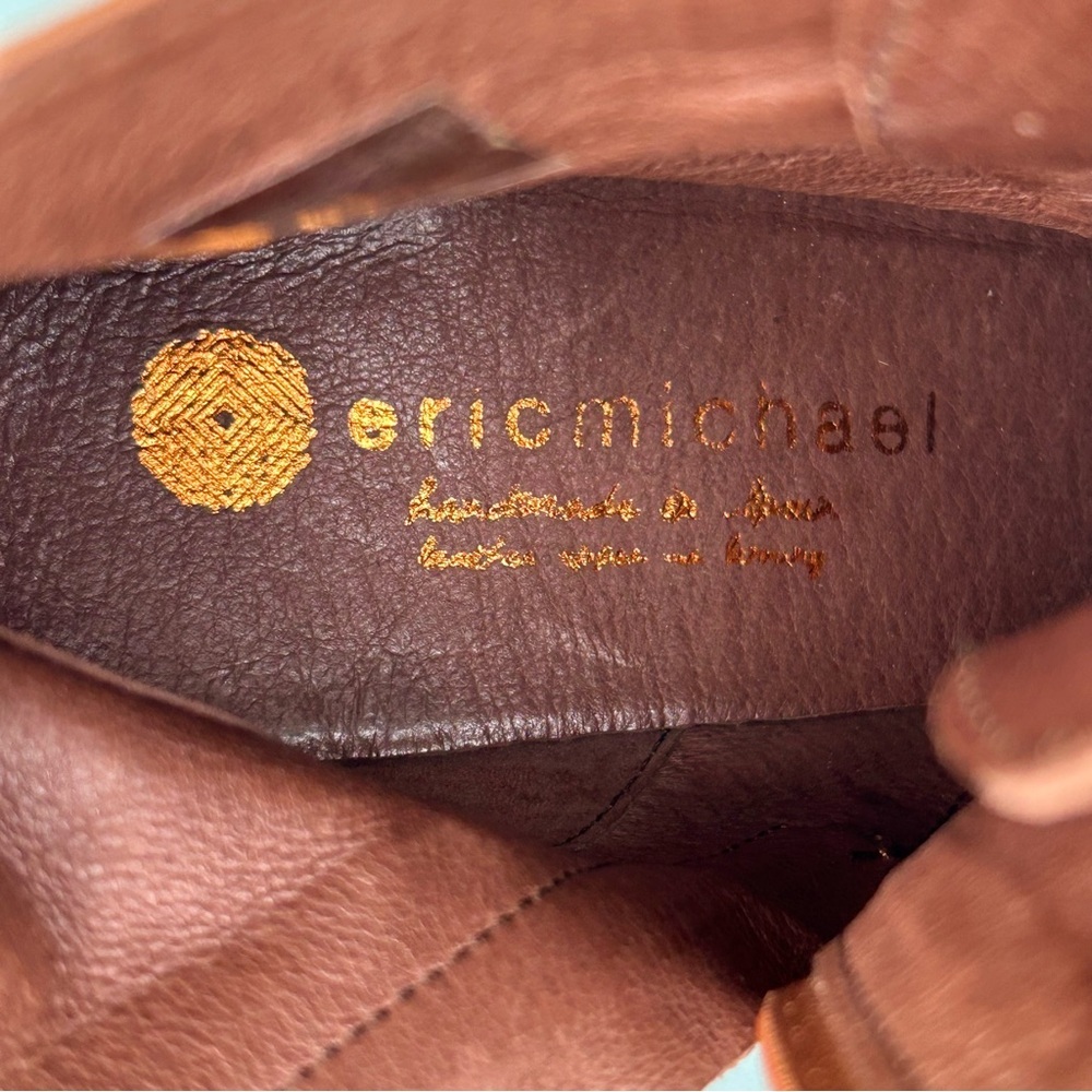 Eric Michael Brown Leather Booties - image 7